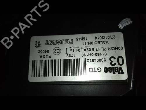 Used Left headlight Left headlight PEUGEOT 107 (PM_, PN_) 1.0 (68 hp) 36053787 36053787