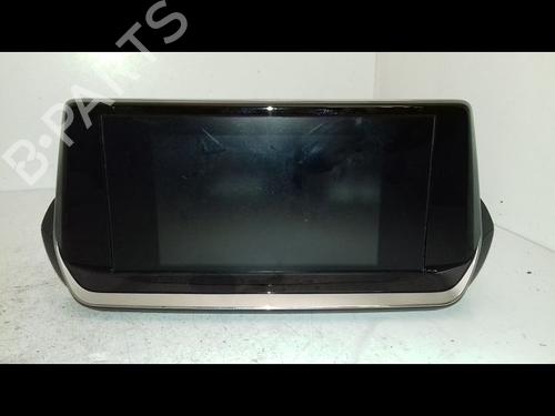 Multifunctionele display PEUGEOT 208 II (UB_, UP_, UW_, UJ_) 1.2 PureTech 100 (101 hp) 30949608