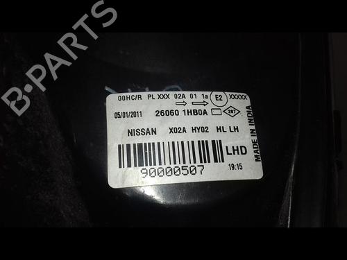 Left headlight NISSAN MICRA IV (K13K, K13KK) 1.2 | BP29226291C28 