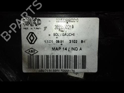 Venstre Baklys Venstre Baklys RENAULT CLIO IV (BH_) 1.5 dCi 75 (75 hp) 36940455 36940455