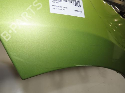 Left front fenders PEUGEOT 207 (WA_, WC_) 1.4 HDi | BP17823741C41 
