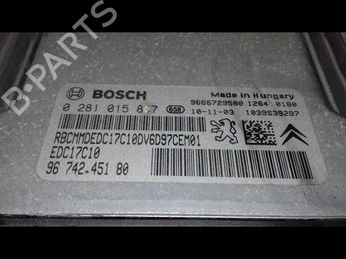Used Engine control unit (ECU) Engine control unit (ECU) PEUGEOT 308 I (4A_, 4C_) 1.6 HDi (92 hp) 34357365 34357365