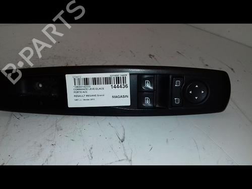 Used Left front window switch RENAULT SCÉNIC III (JZ0/1_) 1.5 dCi (110 hp) 29225474