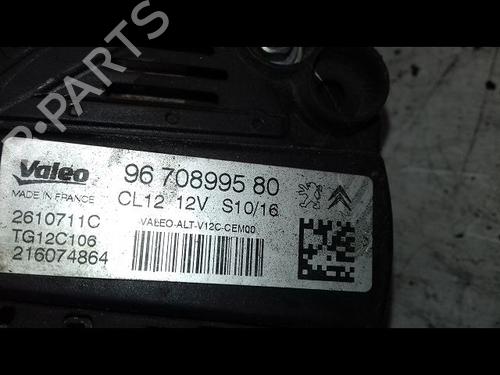 Used Alternator PEUGEOT 3008 I MPV (0U_) 1.2 (131 hp) 16208785