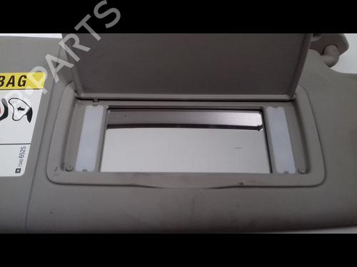 Right sun visor OPEL MERIVA B MPV (S10) 1.6 CDTI (75) | BP15492480I2 