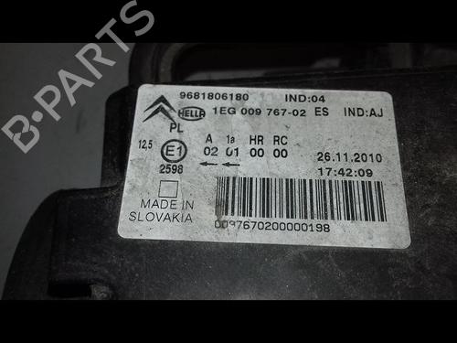 Højre forlygte CITROËN C3 Picasso (SH_) 1.6 HDI 90 | BP29226172C29 