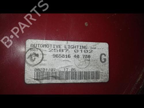 Left taillight PEUGEOT 607 (9D, 9U) 2.7 HDi 24V | BP29226602C34 