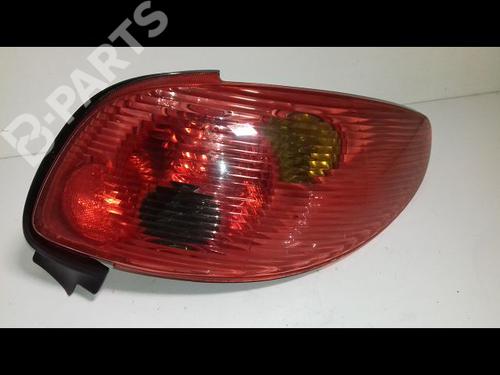 Used Right taillight PEUGEOT 206 CC (2D) 1.6 HDi 110 (109 hp) 11343271