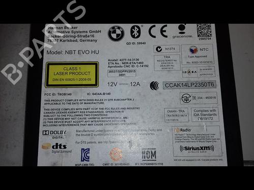 Used Radio BMW 1 (F20) 118 i (136 hp) 29224281