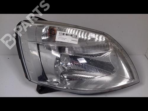 Used Right headlight Right headlight CITROËN BERLINGO / BERLINGO FIRST Box Body/MPV (M_) 1.4 i bivalent (MBKFW) (75 hp) 10524056 10524056