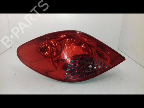 Used Left taillight PEUGEOT 207 (WA_, WC_) 1.6 16V Turbo (150 hp) 19690423
