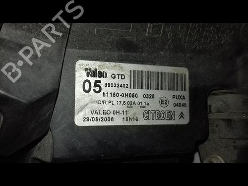 Left headlight CITROËN C1 (PM_, PN_) 1.0 | BP29226267C28 