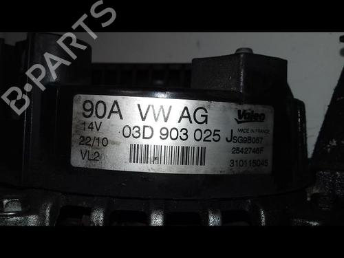 Used Alternator VW POLO V (6R1, 6C1) 1.2 (60 hp) 13014158