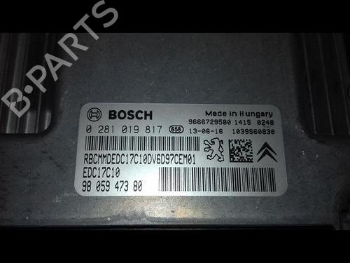 Used Engine control unit (ECU) PEUGEOT 308 I (4A_, 4C_) 1.6 HDi (92 hp) 19337749