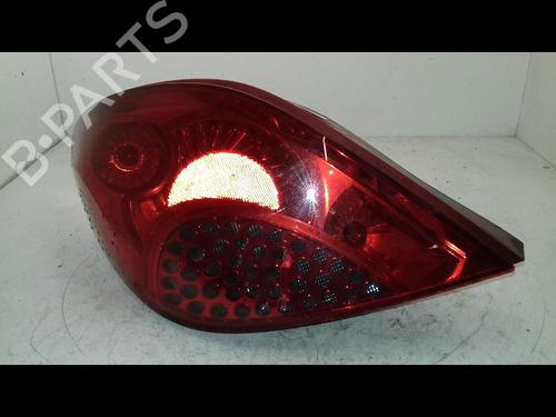 Used Left taillight PEUGEOT 207 (WA_, WC_) 1.6 HDi (90 hp) 30950376