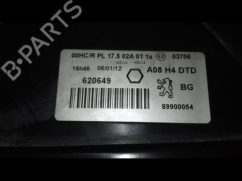 Used Right headlight PEUGEOT 1007 (KM_) 1.6 16V (109 hp) 29216840