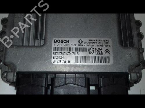Used Engine control unit (ECU) PEUGEOT 207 (WA_, WC_) 1.4 HDi (68 hp) 16047566