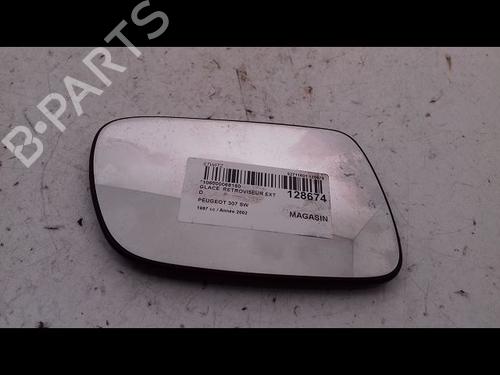 Spejlglas højre PEUGEOT 307 Break (3E) 2.0 (136 hp) 23195322