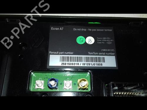 Display monitor RENAULT MEGANE III Grandtour (KZ0/1) 1.5 dCi (KZ09, KZ0D, KZ1G, KZ29, KZ14, KZ1W, KZ10, KZ1F,... | BP29224243C48 