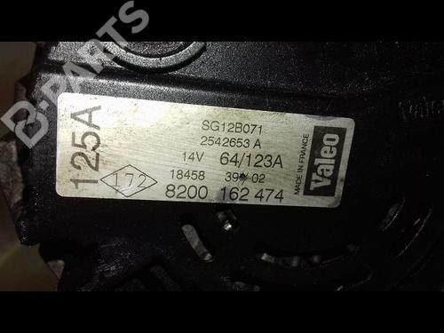 Alternator RENAULT LAGUNA II (BG0/1_) 1.9 dCi (BG08, BG0G) | BP8963921M7 