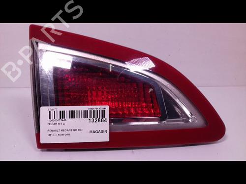 Used Left tailgate light RENAULT SCÉNIC III (JZ0/1_) 1.5 dCi (106 hp) 10408970
