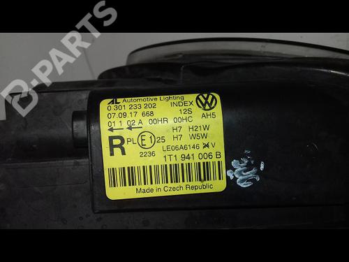 Right headlight VW TOURAN (1T1, 1T2) 1.9 TDI | BP12198302C29 
