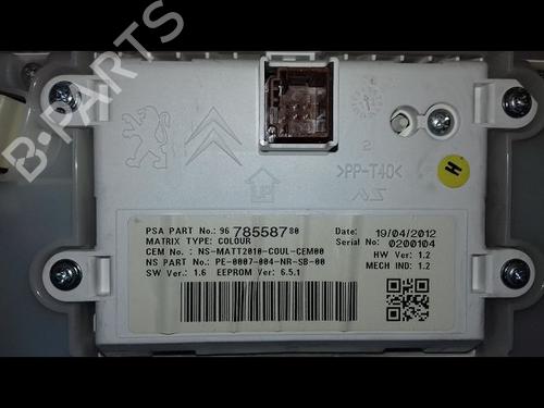 Instrument cluster PEUGEOT 208 I (CA_, CC_) 1.2 VTI 82 | BP23086383C47 