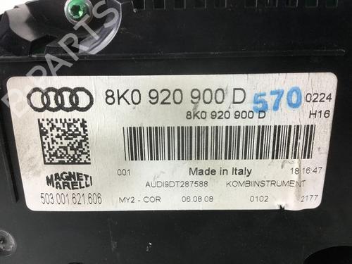 Used Instrument cluster AUDI A4 B8 (8K2) 2.0 TDI (143 hp) 15743664