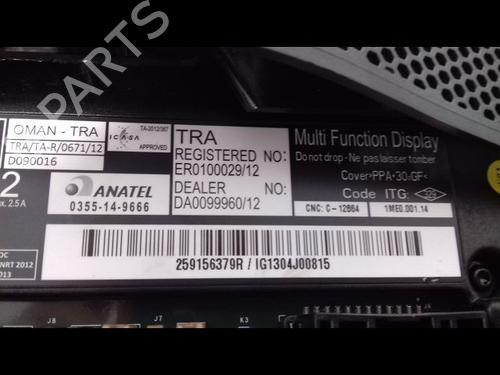 Display RENAULT ZOE (BFM_) ZOE (88 hp) 10408954