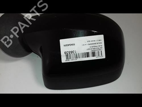 Right mirror DACIA SANDERO 1.4 MPI LPG | BP15378409C27 