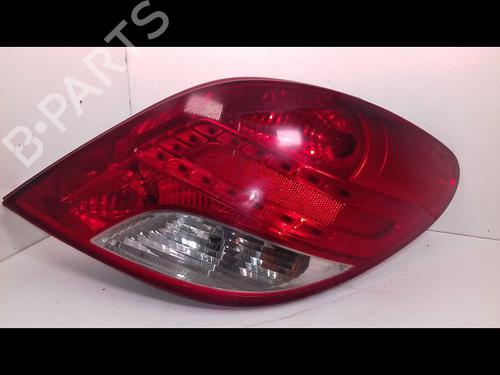 Used Right taillight PEUGEOT 207 (WA_, WC_) 1.6 HDi (90 hp) 16741226