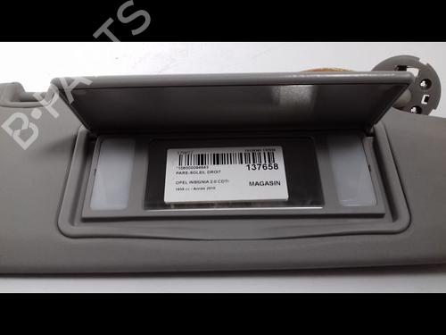 Used Right sun visor OPEL INSIGNIA A (G09) 2.0 CDTI (68) (131 hp) 15492481