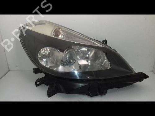 Used Right headlight RENAULT CLIO III (BR0/1, CR0/1) 1.2 16V (BR02, BR0J, BR11, CR02, CR0J, CR11) (75 hp) 27975596