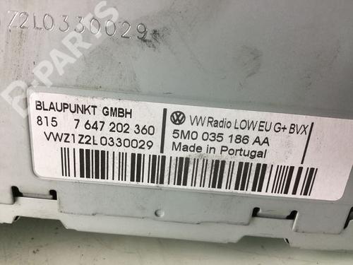 Radio VW POLO V (6R1, 6C1) 1.6 TDI | BP8970193E6 