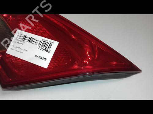 Used Right tailgate light OPEL ASTRA J (P10) 1.7 CDTI (68) (110 hp) 12146131