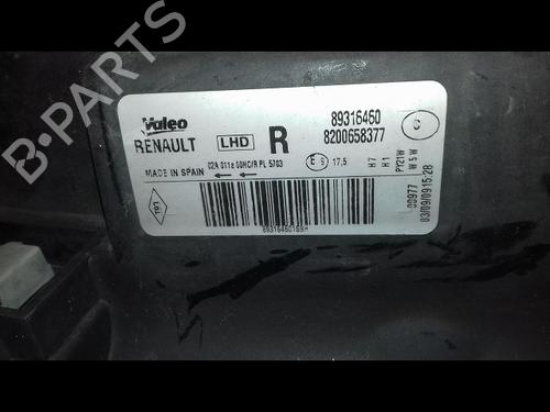 Used Right headlight Right headlight RENAULT MODUS / GRAND MODUS (F/JP0_) 1.5 dCi (FP0E, JP0E) (65 hp) 14955207 14955207