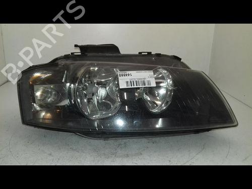 Used Right headlight Right headlight AUDI A3 Sportback (8PA) 1.9 TDI (105 hp) 36100323 36100323