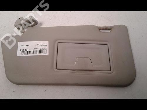 Used Left sun visor NISSAN MICRA III (K12) 1.2 16V (65 hp) 8973254