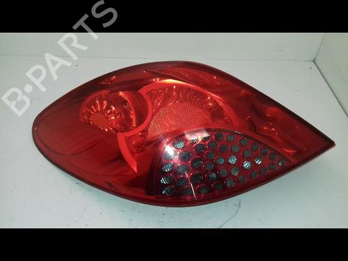 Used Left taillight PEUGEOT 207 (WA_, WC_) 1.4 HDi (68 hp) 19798931