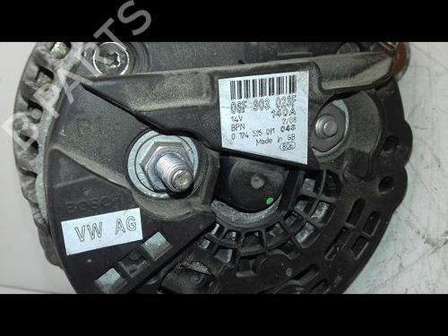 Generator VW GOLF V (1K1) 1.9 TDI (105 hp) 16556114
