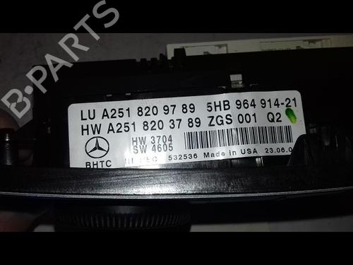 Used Climate control MERCEDES-BENZ R-CLASS (W251, V251) R 320 CDI 4-matic (251.125) (211 hp) 29224209