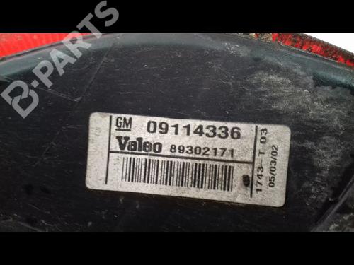 Left taillight OPEL CORSA C (X01) 1.2 (F08, F68) | BP8999781C34 