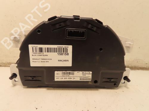 Instrument cluster RENAULT TWINGO III (BCM_, BCA_) 0.9 TCe 110 | BP30952222C47