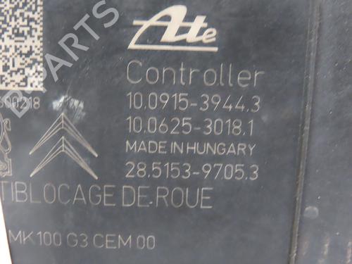 ABS pump PEUGEOT 2008 I (CU_) 1.2 VTi | BP27666046M43