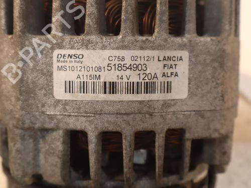 Used Alternator Alternator ALFA ROMEO GIULIETTA (940_) 1.4 TB (940FXA1A, 940FXT1A) (120 hp) 34498542 34498542