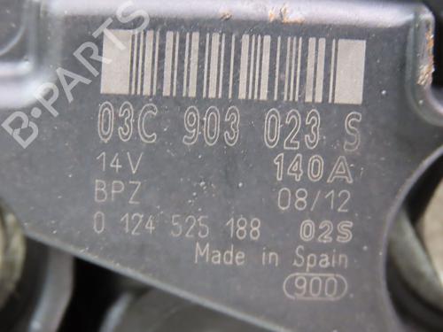 Used Alternator AUDI A1 (8X1, 8XK) 1.4 TFSI (122 hp) 27352105