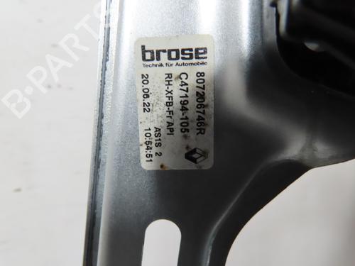 Used Front right window mechanism RENAULT MEGANE IV Hatchback (B9A/M/N_) 1.0 TCe 115 (B9MD, B9MW) (114 hp) 15723234