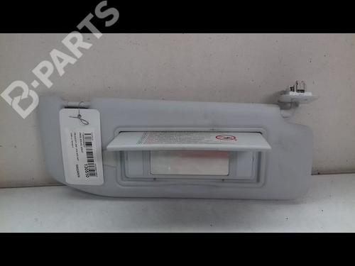 Used Right sun visor PEUGEOT 208 I (CA_, CC_) 1.6 HDi (92 hp) 10218232