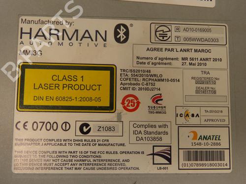 Bilradio AUDI Q3 (8UB, 8UG) 2.0 TDI quattro | BP29986771E6