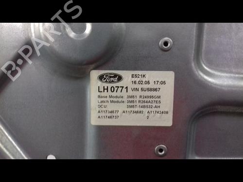 Raammechaniek links achter FORD FOCUS C-MAX (DM2) 2.0 TDCi (133 hp) 23152557